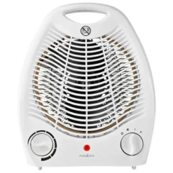 Nedis Varmevifte 1000/2000 W med veltsikring Hvit