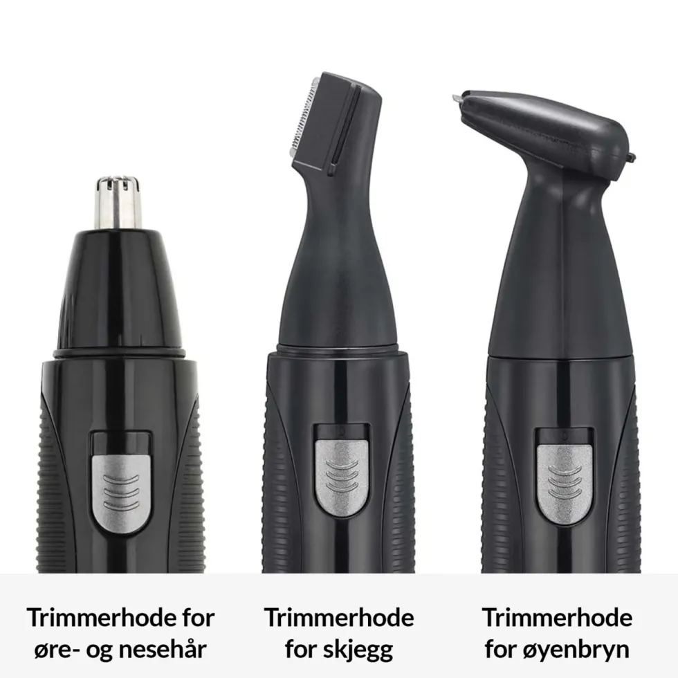 Nese- og ørehårtrimmer 3-i-1