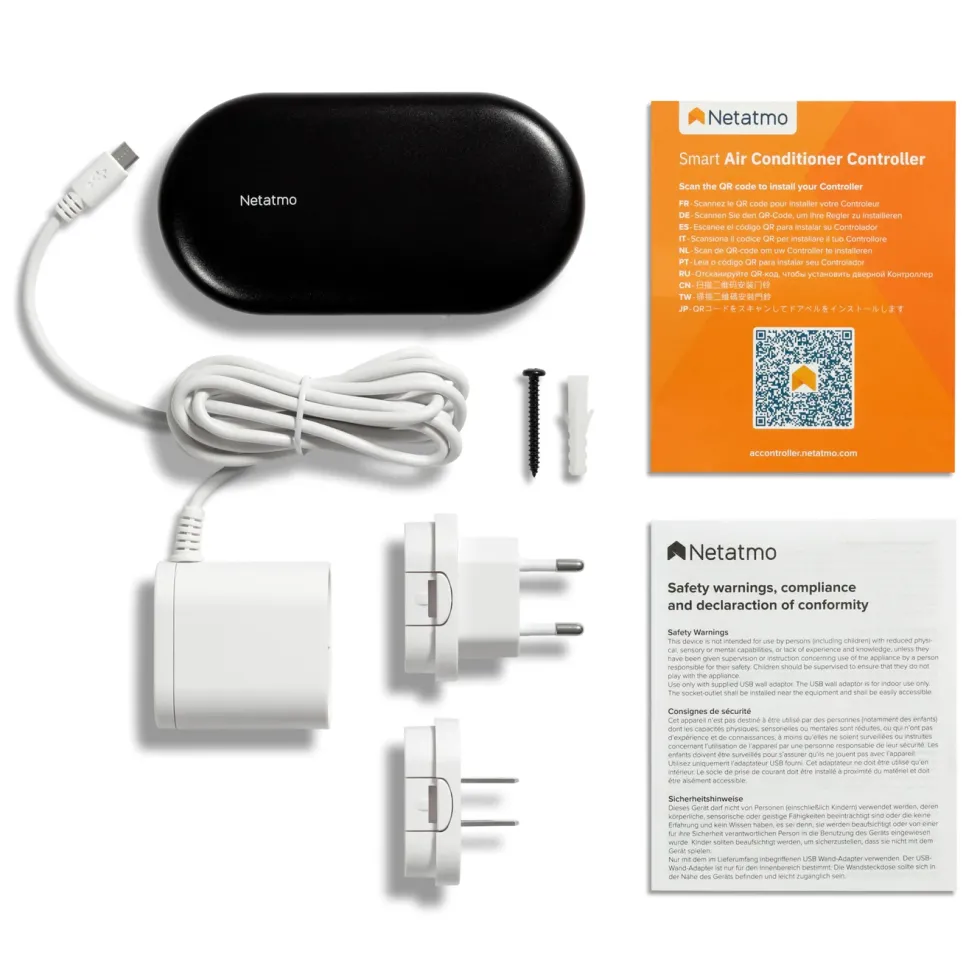 Netatmo AC-controller Fjernstyring for luftvarmepumpe og AC