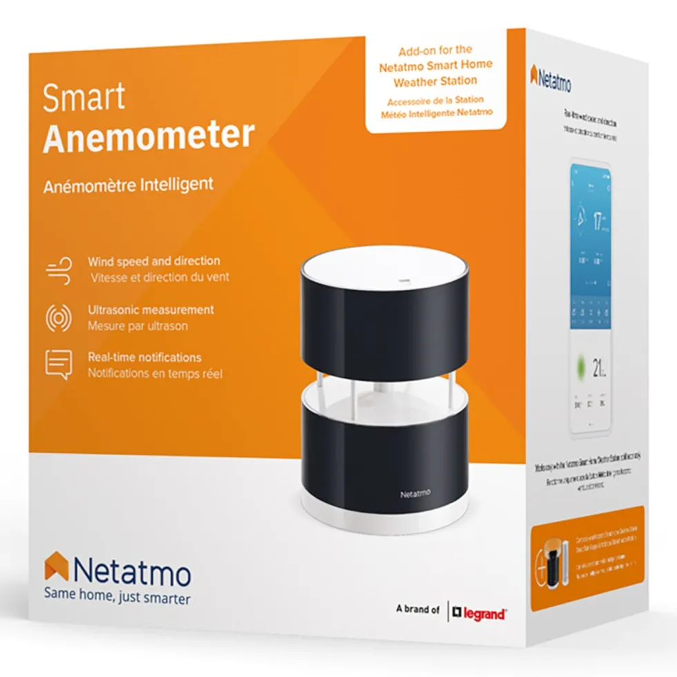 Netatmo Anemometer for Netatmo værstasjon