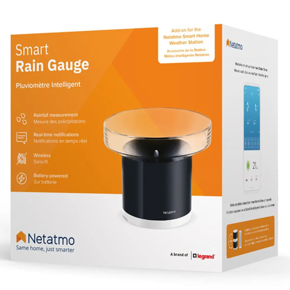 Netatmo Regnsensor for Netatmo værstasjon