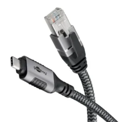 Nettverkskabel med USB-tilkobling USB-C 1 m