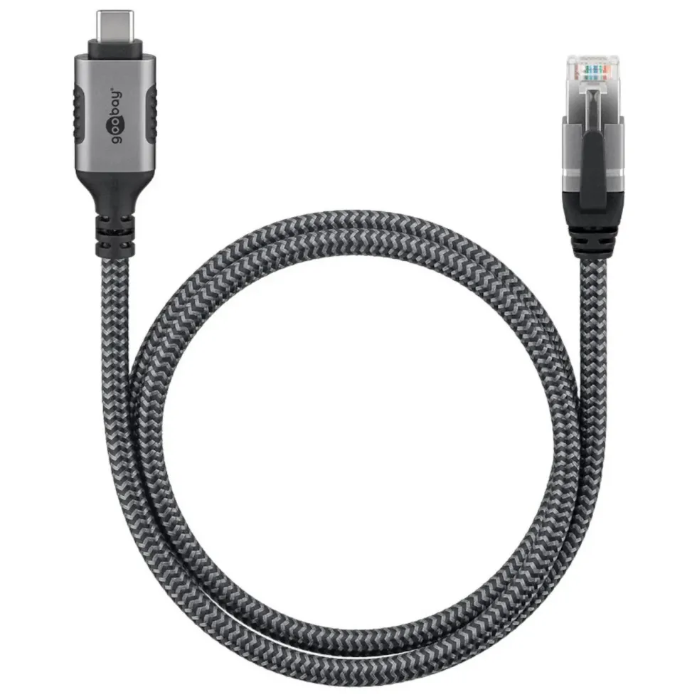 Nettverkskabel med USB-tilkobling USB-C 1 m