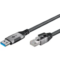 Nettverkskabel med USB-tilkobling USB-A 2 m
