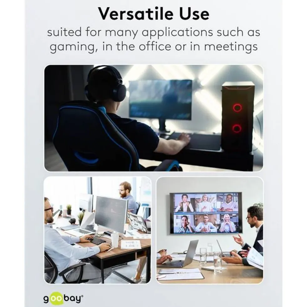 Nettverkskabel med USB-tilkobling USB-A 2 m