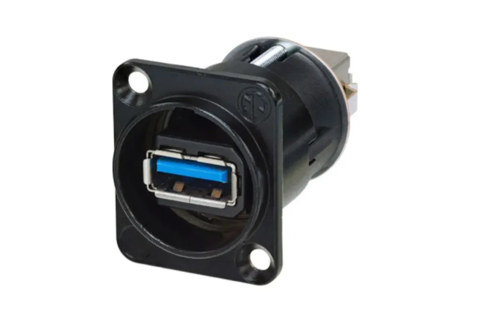 Neutrik USB 5 Gb/s-paneladapter