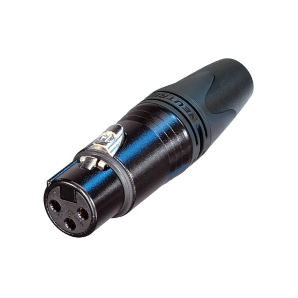 Neutrik XLR-hunn Svart
