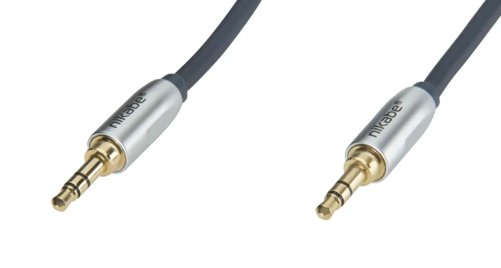 Nikabe Lydkabel med 3,5 mm-kontakt 1,0 m