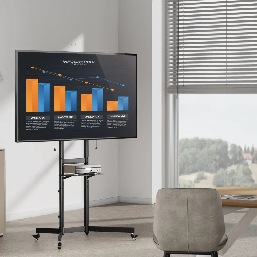 Nikabe Mobilt TV-stativ for TV 37–70”