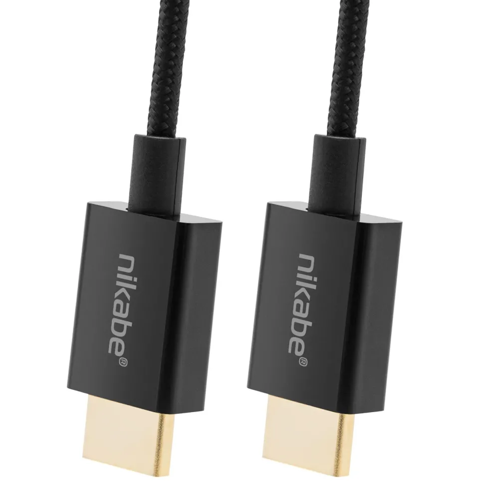 Nikabe Ultra Slim HDMI-kabel med 8K-støtte - Svart 2 m