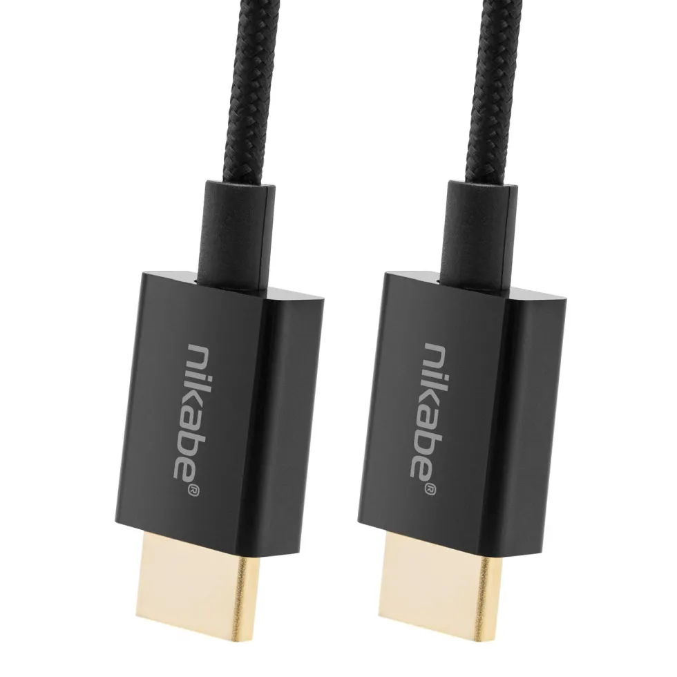 Nikabe Ultra Slim HDMI-kabel med 8K-støtte - Svart 1 m