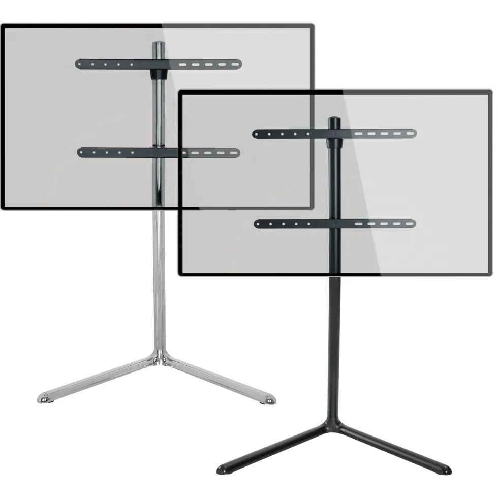 Nikabe V-base-gulvstativ for TV-er på 49-70" Svart