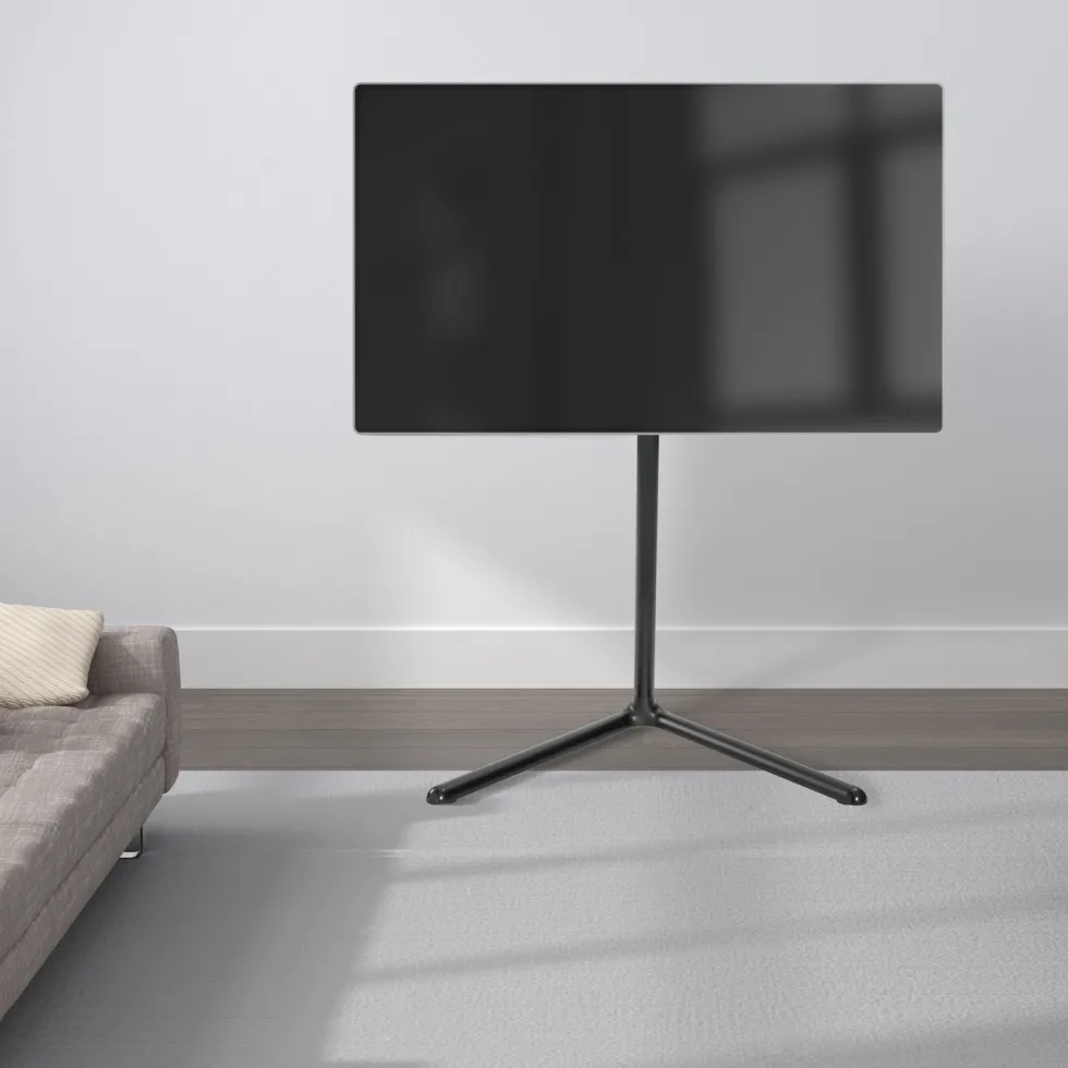 Nikabe V-base-gulvstativ for TV-er på 49-70" Svart