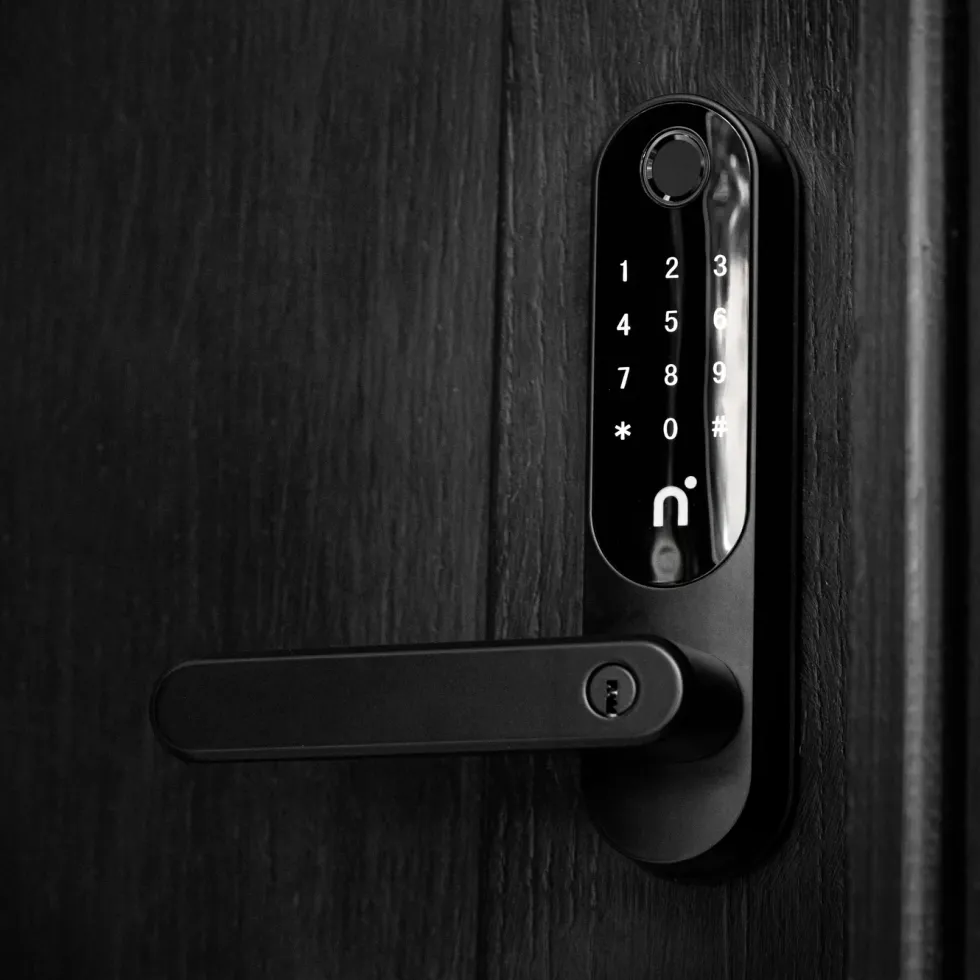 Nimly Touch Pro Elektronisk dørlås med fingeravtrykksleser Ultimate Black