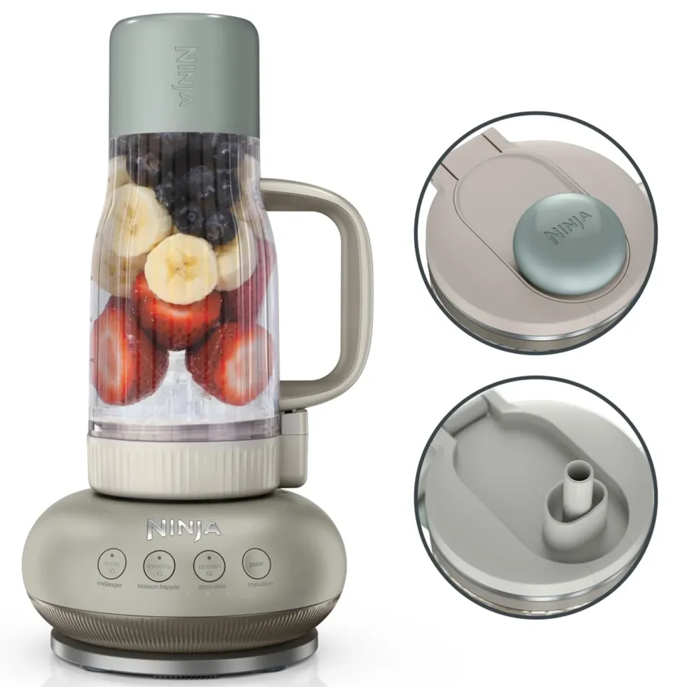 Ninja BlendBoss personlig blender med reisebeger Stone