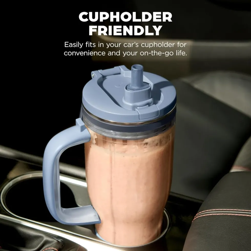 Ninja BlendBoss personlig blender med reisebeger Pink Peppercorn