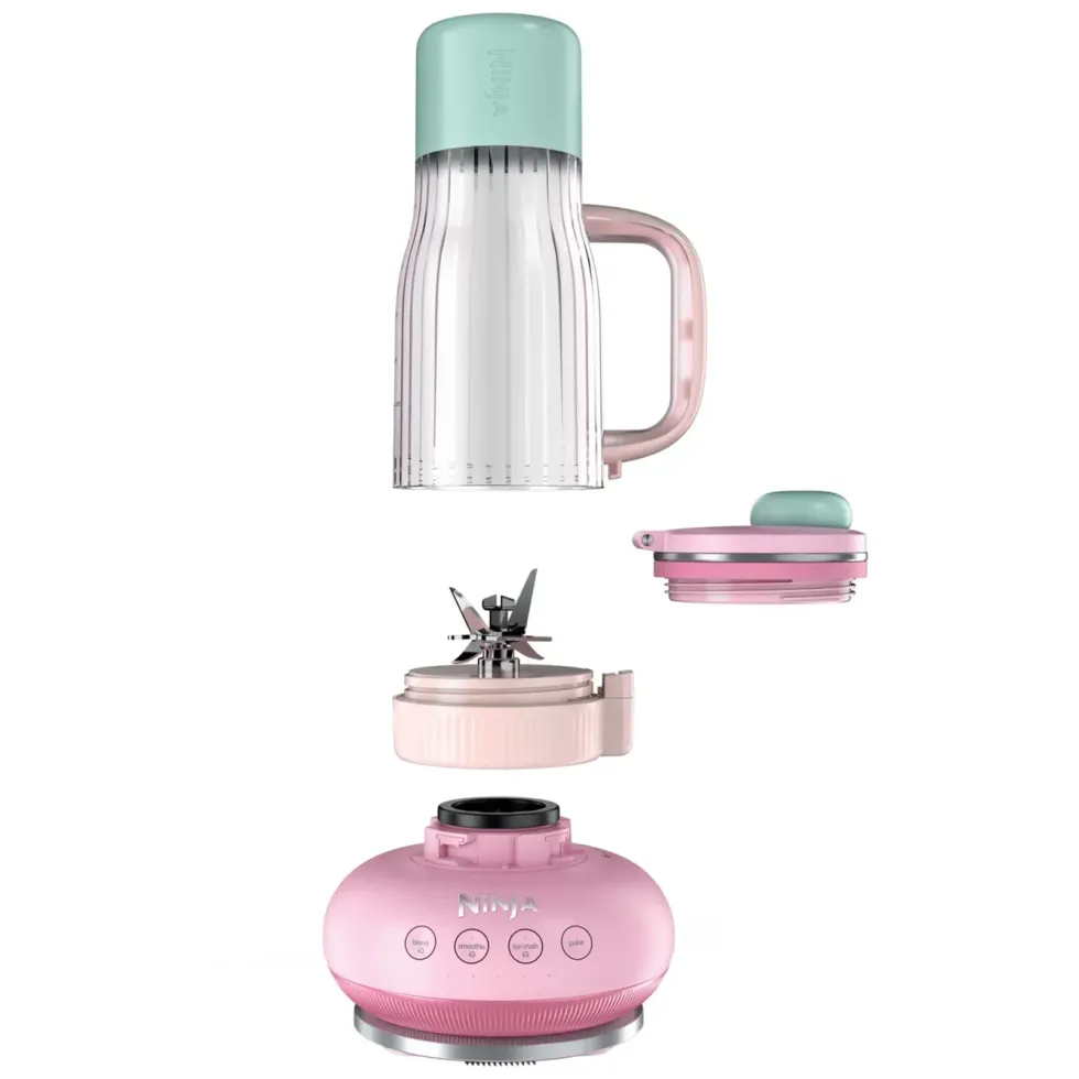 Ninja BlendBoss personlig blender med reisebeger Pink Peppercorn