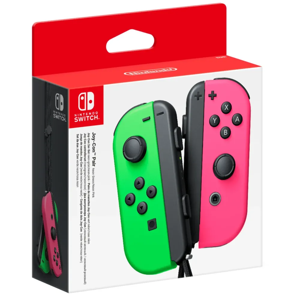 Nintendo Joy-Con Pair Håndkontroller Rosa/Grønn
