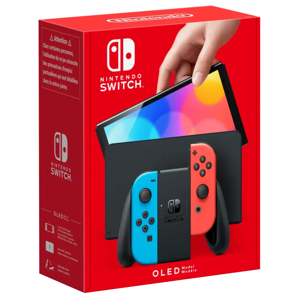 Nintendo Switch (OLED) Spillkonsol 7" Rød/Blå