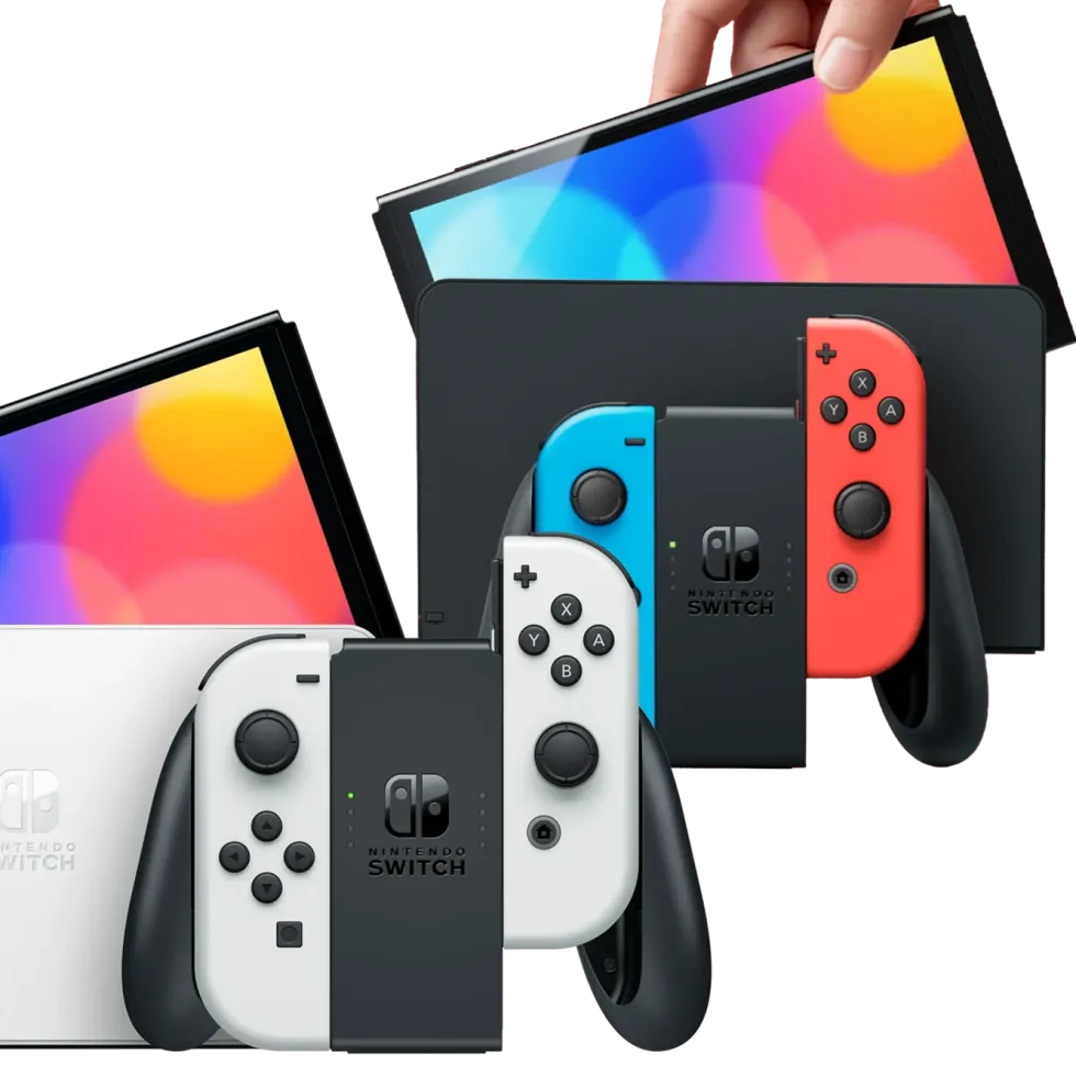 Nintendo Switch (OLED) Spillkonsol 7" Rød/Blå
