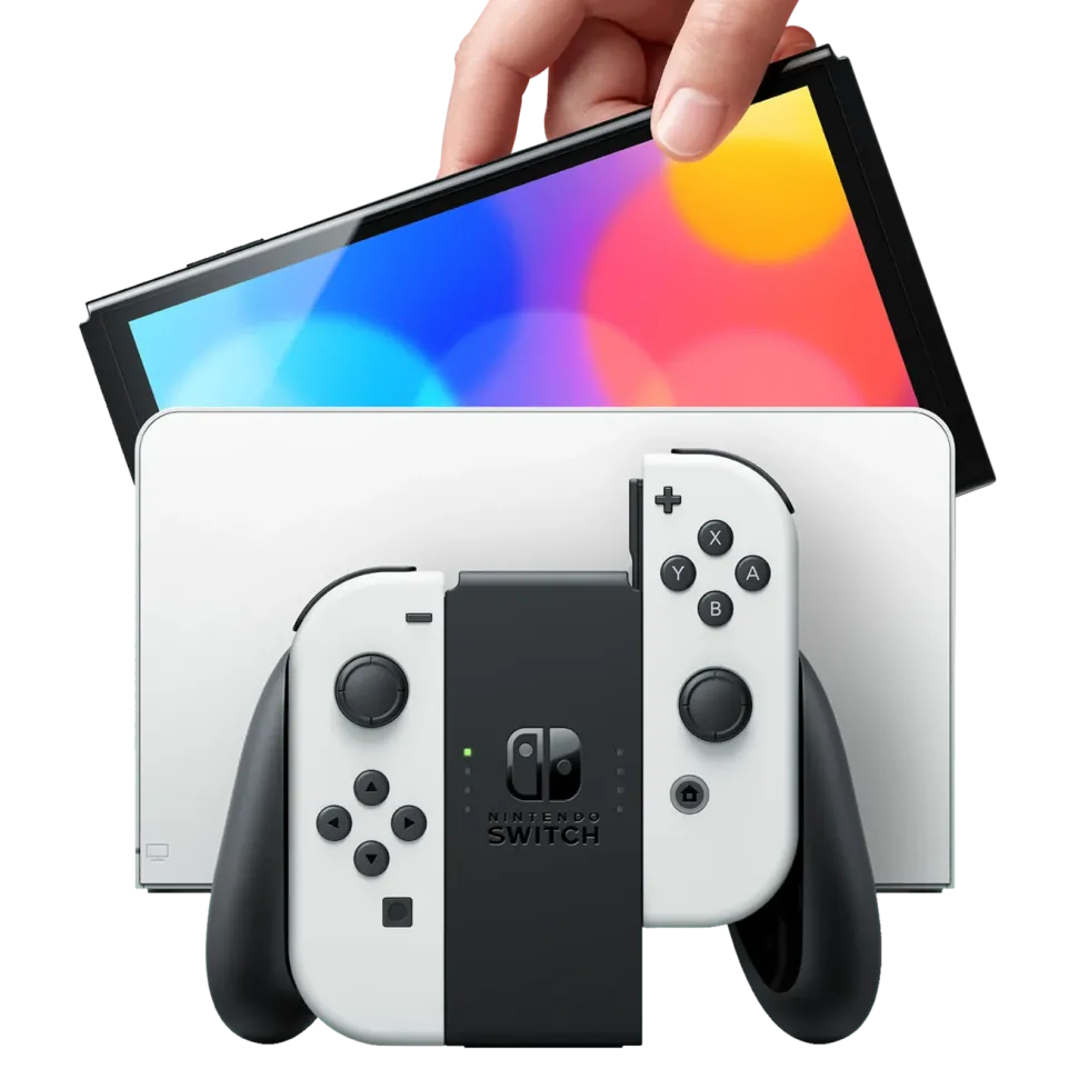 Nintendo Switch (OLED) Spillkonsol 7" Hvit