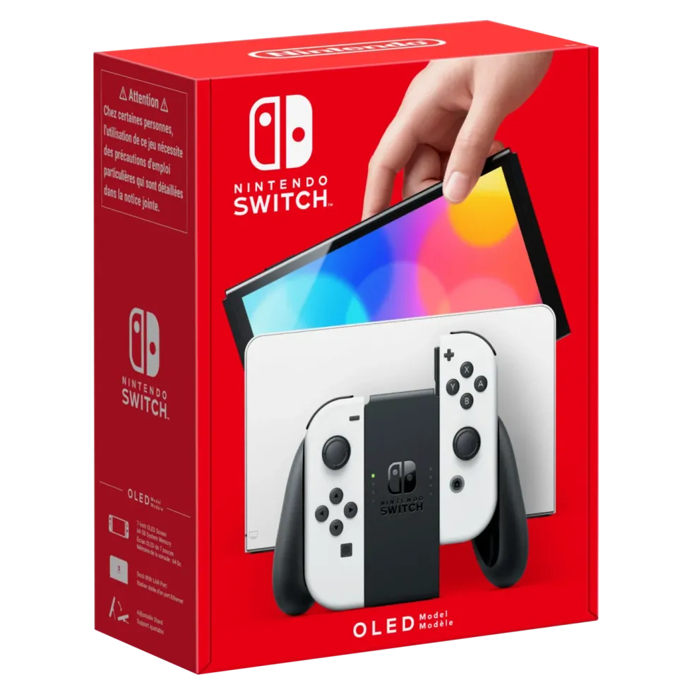 Nintendo Switch (OLED) Spillkonsol 7" Hvit