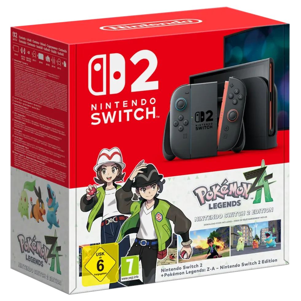 Nintendo Switch 2 Spillkonsoll 7,9" med Pokémon Legends: Z-A Bundle