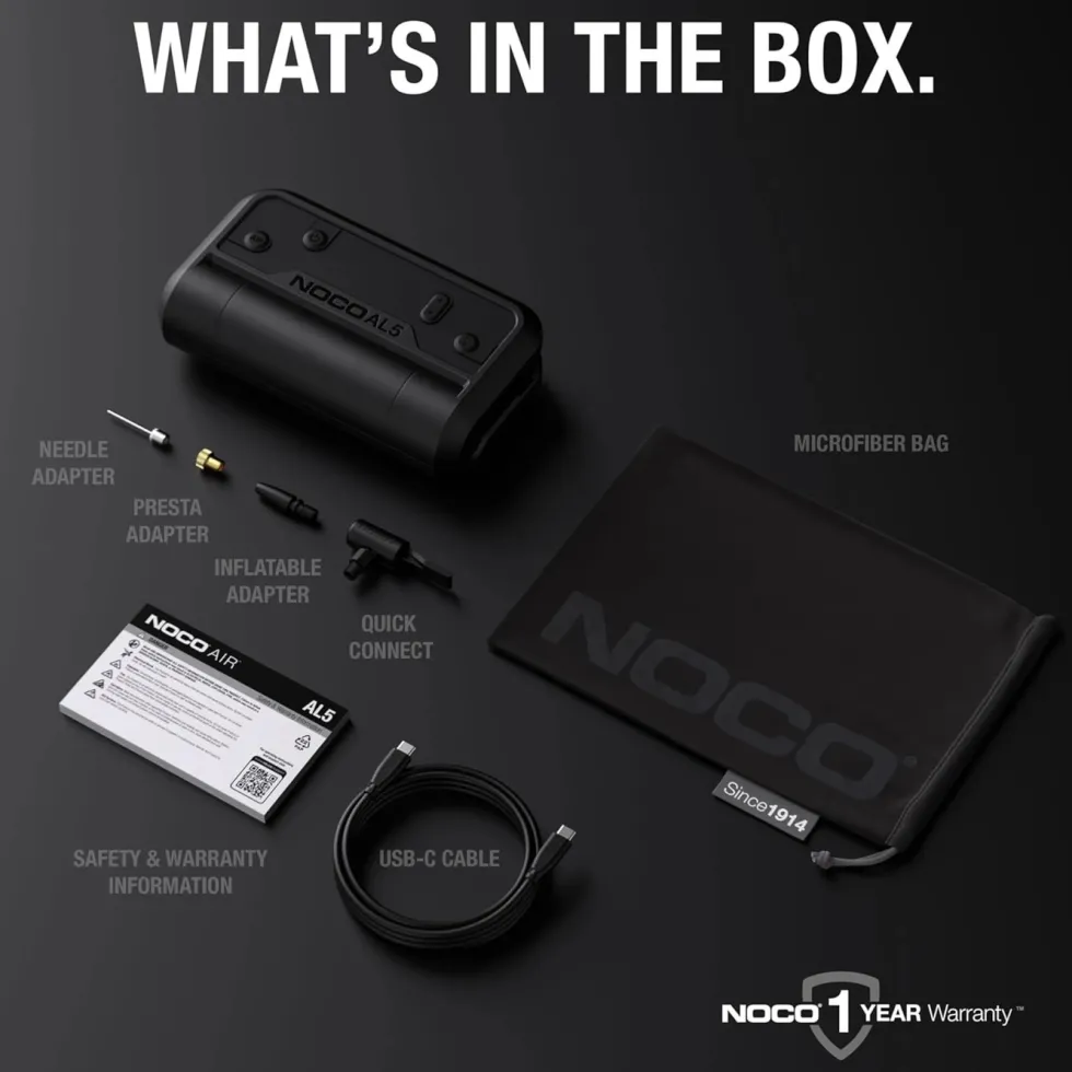 Noco Air AL5 portabel luftkompressor med powerbank
