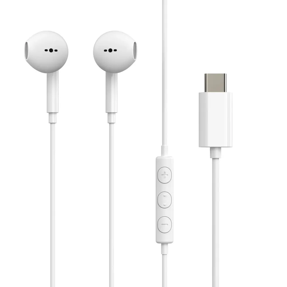 Nomadelic USB-C-hodetelefoner Solo 100 Hvit