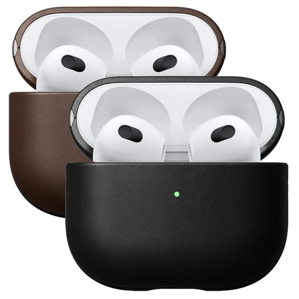 Nomad Modern Leather Case for Airpods Series 3 (2021) Brunn