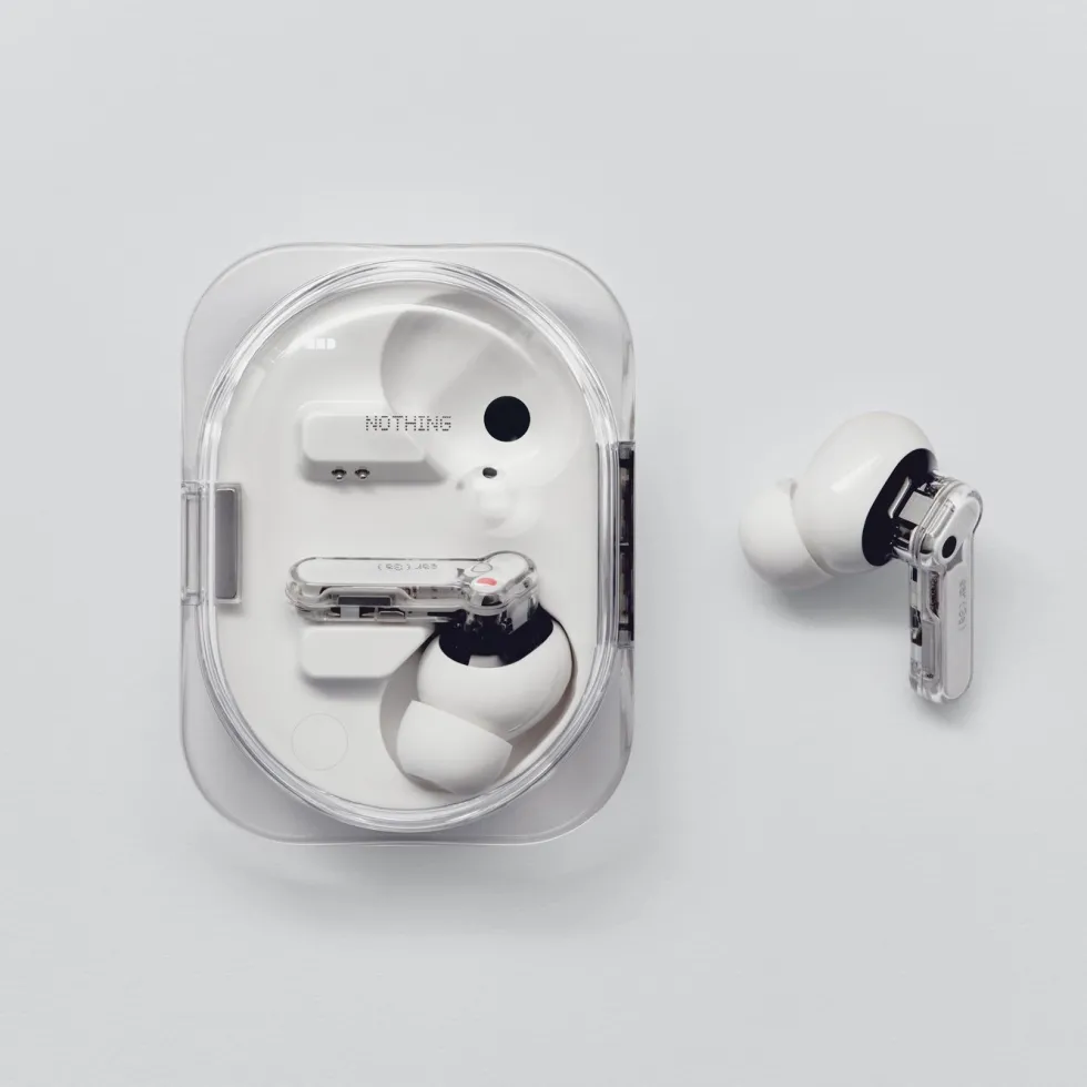 Nothing Ear (3a) trådløse hodetelefoner Hvit