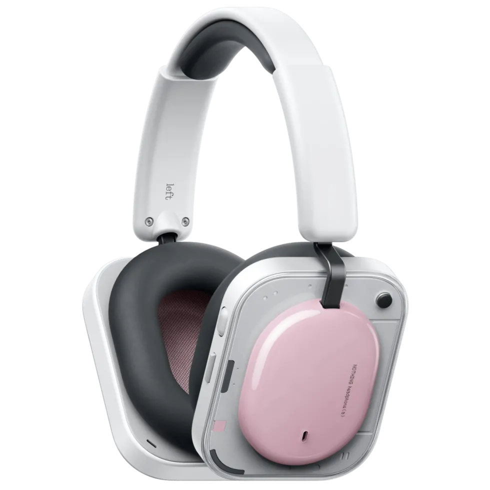Nothing Headphone (a) trådløse over-ear-hodetelefoner Rosa