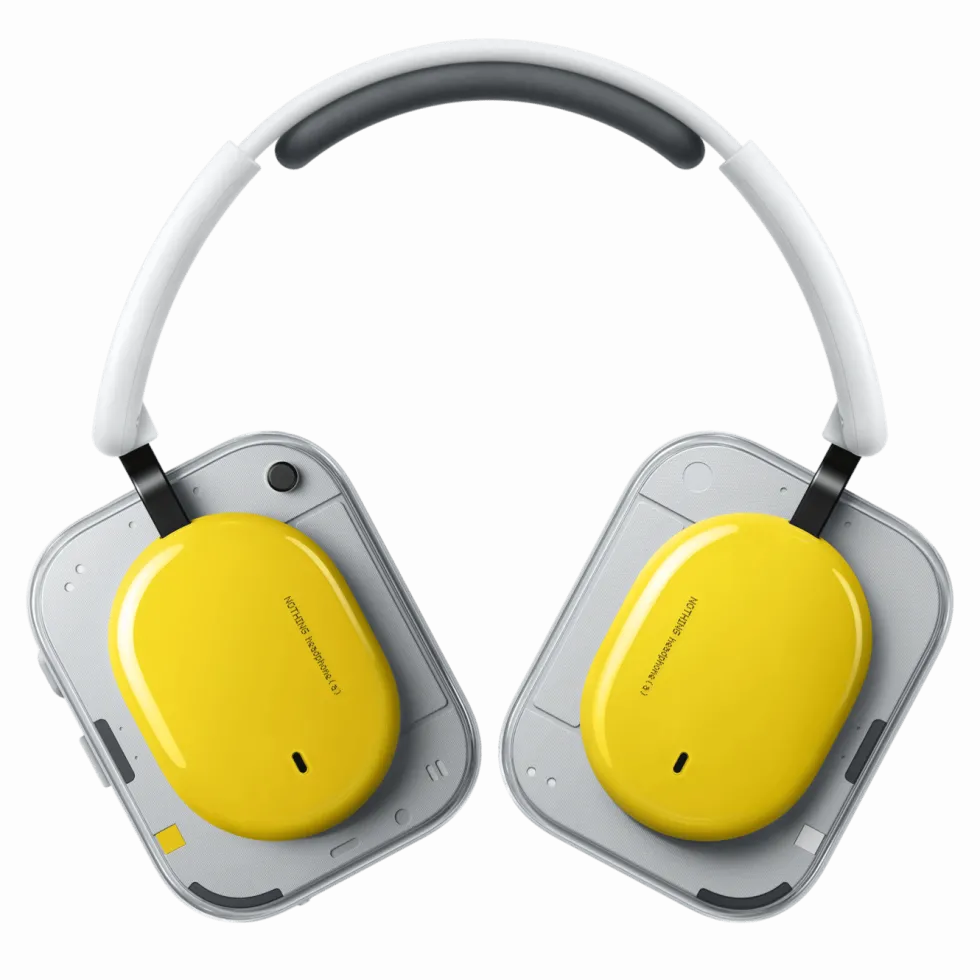 Nothing Headphone (a) trådløse over-ear-hodetelefoner Gul