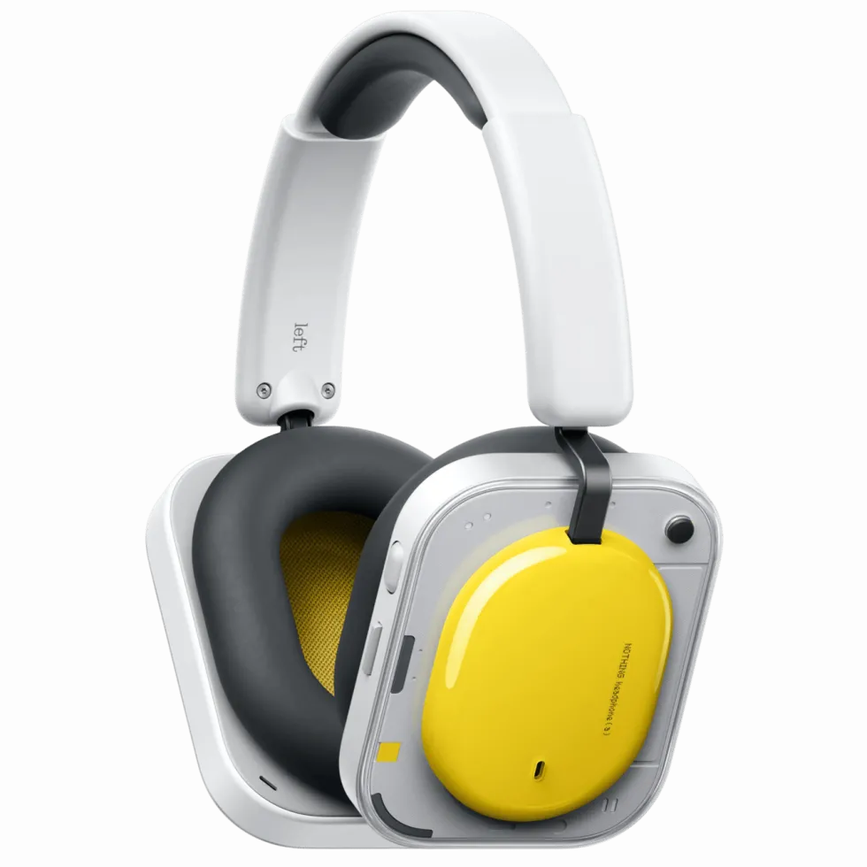 Nothing Headphone (a) trådløse over-ear-hodetelefoner Gul