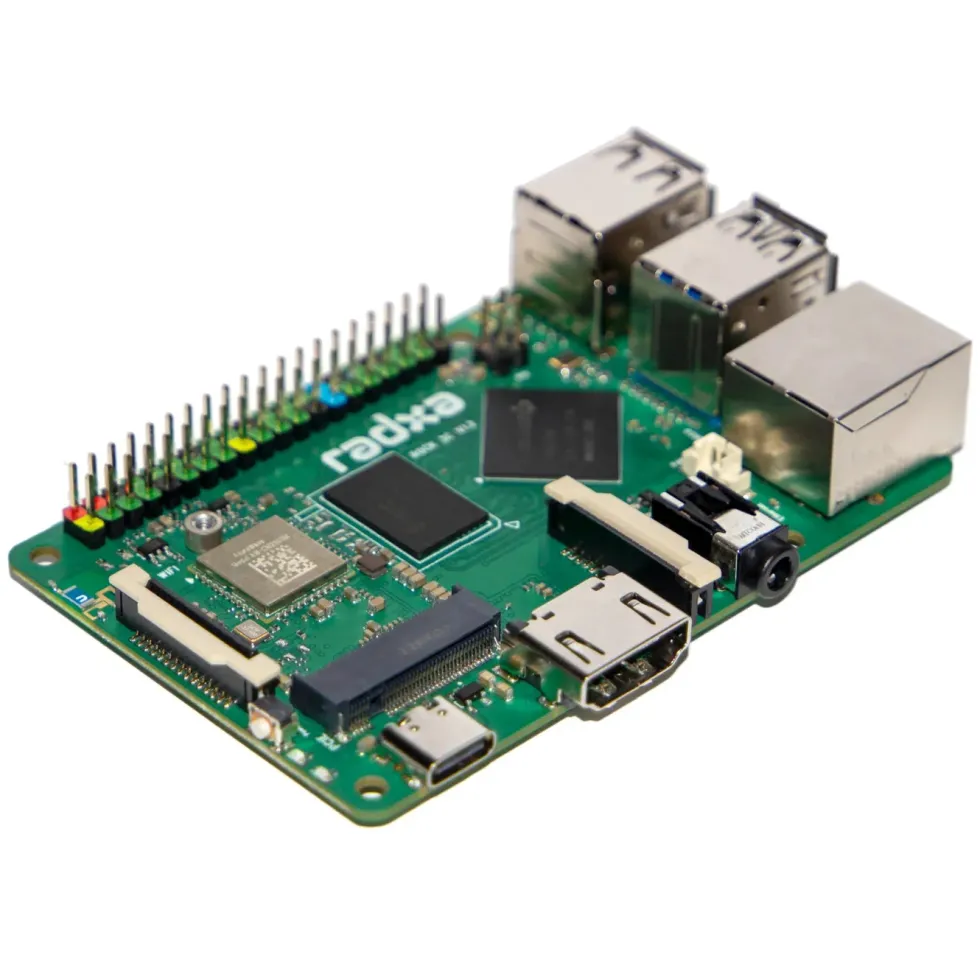 OKdo Radxa Rock 3C Ettkortsdatamaskin med 1 GB RAM
