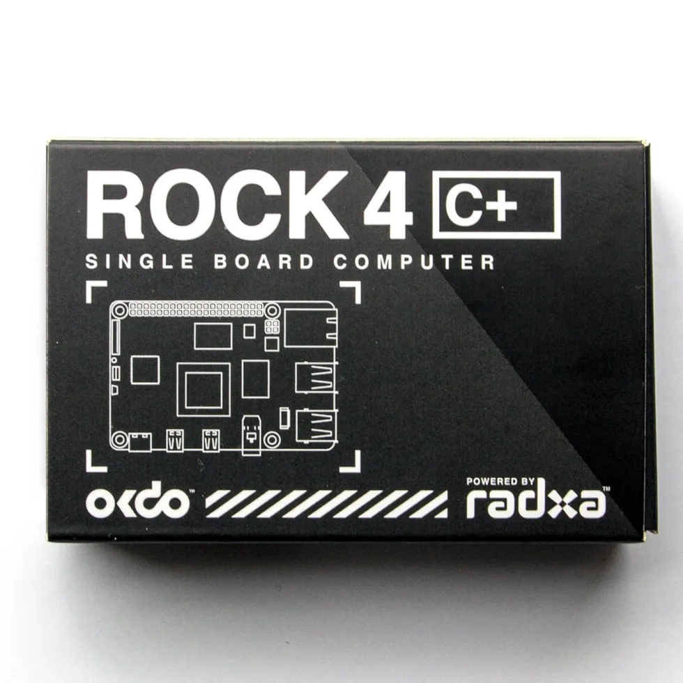 OKdo Radxa Rock 4C+ Ettkortsdatamaskin med 4 GB RAM