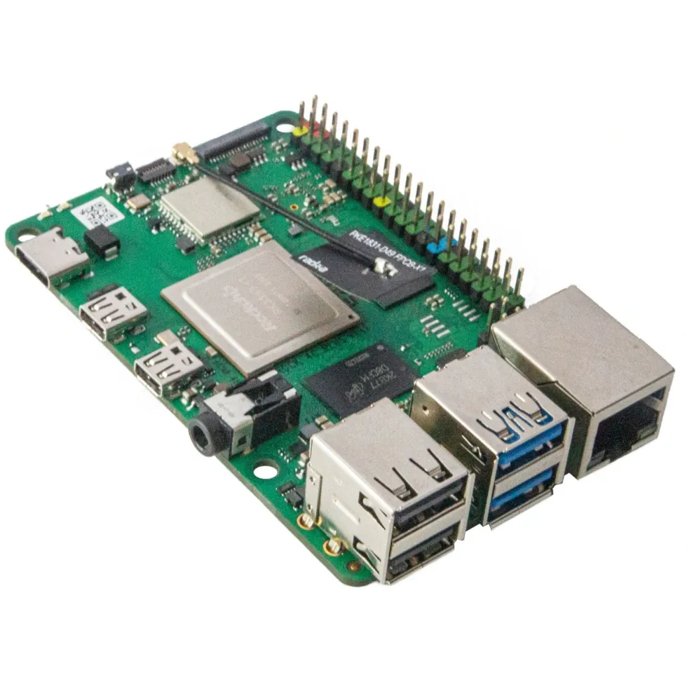 OKdo Radxa Rock 4C+ Ettkortsdatamaskin med 4 GB RAM