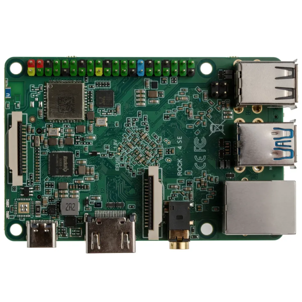 OKdo Radxa Rock 4 SE Ettkortsdatamaskin med 4 GB RAM