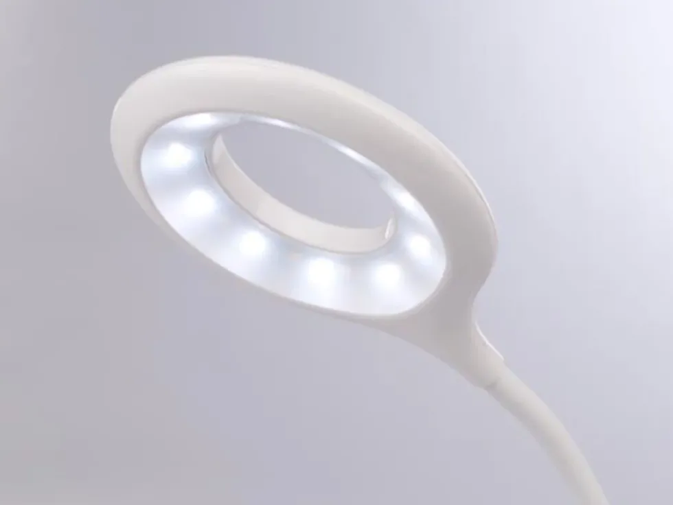 Oppladbar arbeidslampe med LED