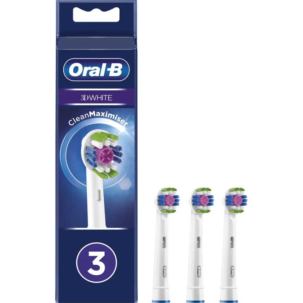 Oral-B 3D White Tannbørstehode 3-pk.