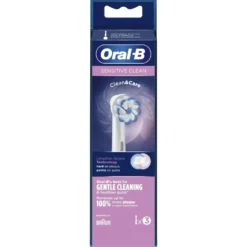 Oral-B Sensitive Clean & Care Tannbørstehode 3-pk.