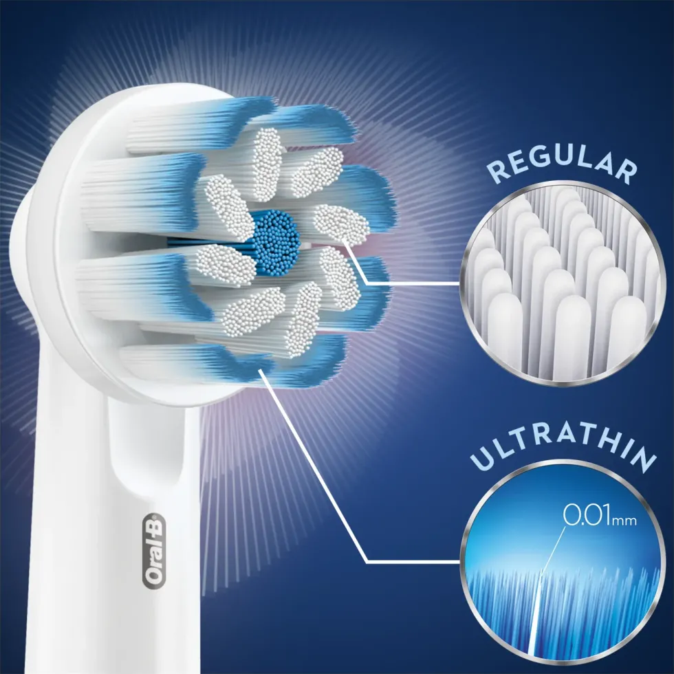 Oral-B Sensitive Clean & Care Tannbørstehode 3-pk.