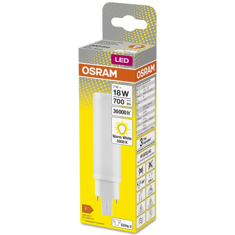 Osram LED-kompaktlysrør G24Q 700 lm
