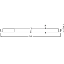 Osram LED-lysrør T5 (G5) 900 lm