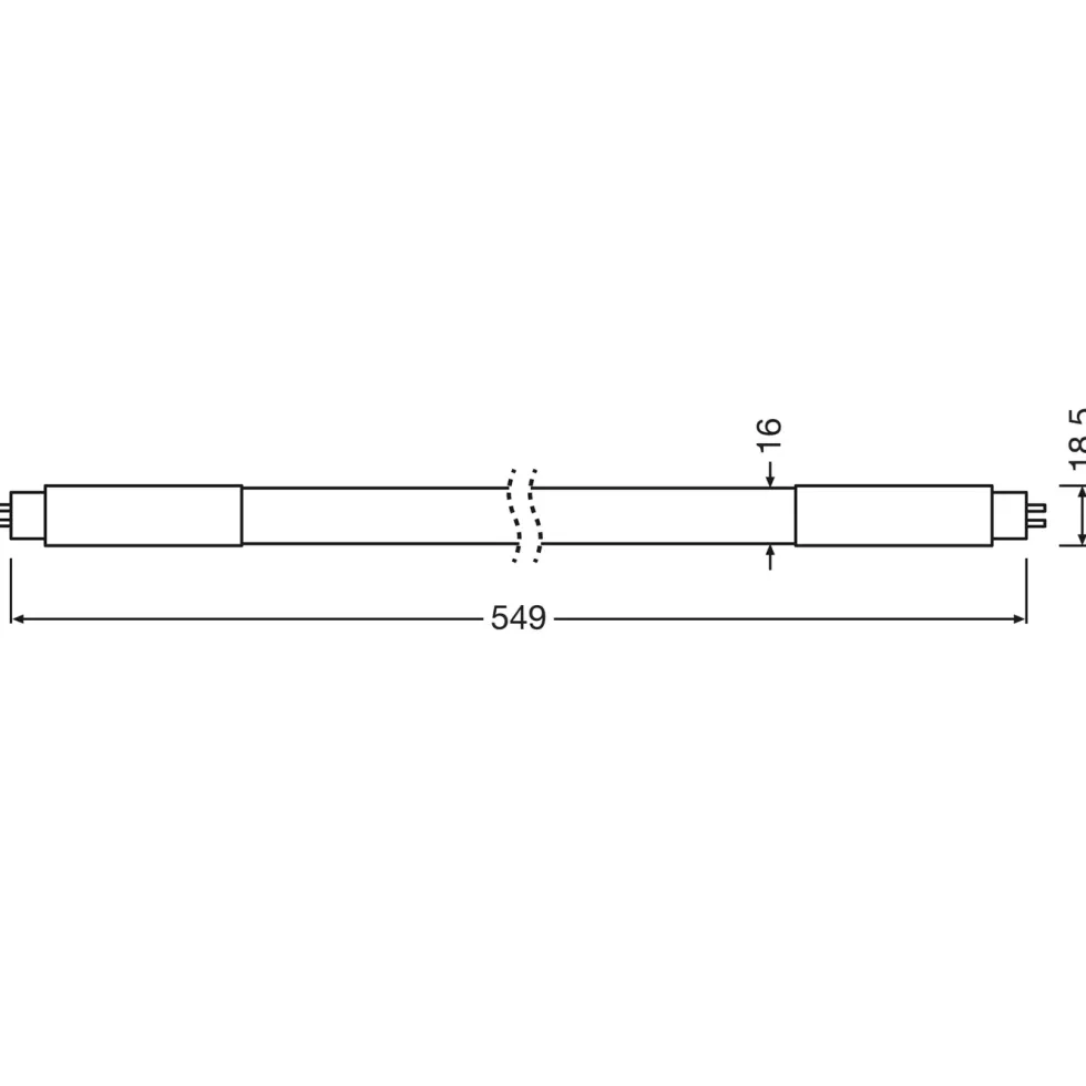 Osram LED-lysrør T5 (G5) 900 lm