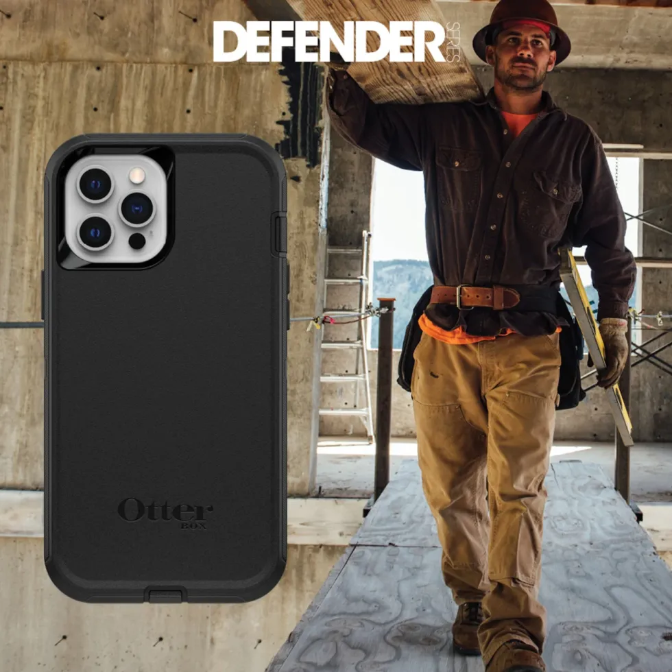 Otterbox Defender Robust deksel for iPhone 12 og 12 Pro