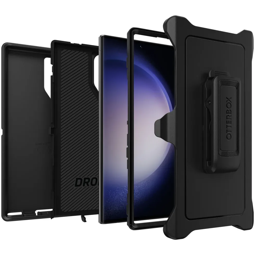 Otterbox Defender Robust deksel for Galaxy S23 Ultra