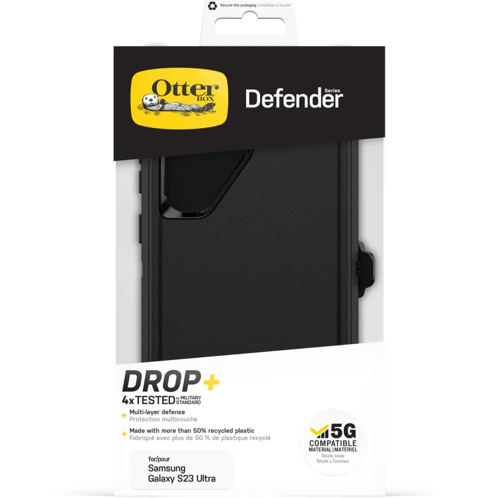 Otterbox Defender Robust deksel for Galaxy S23 Ultra