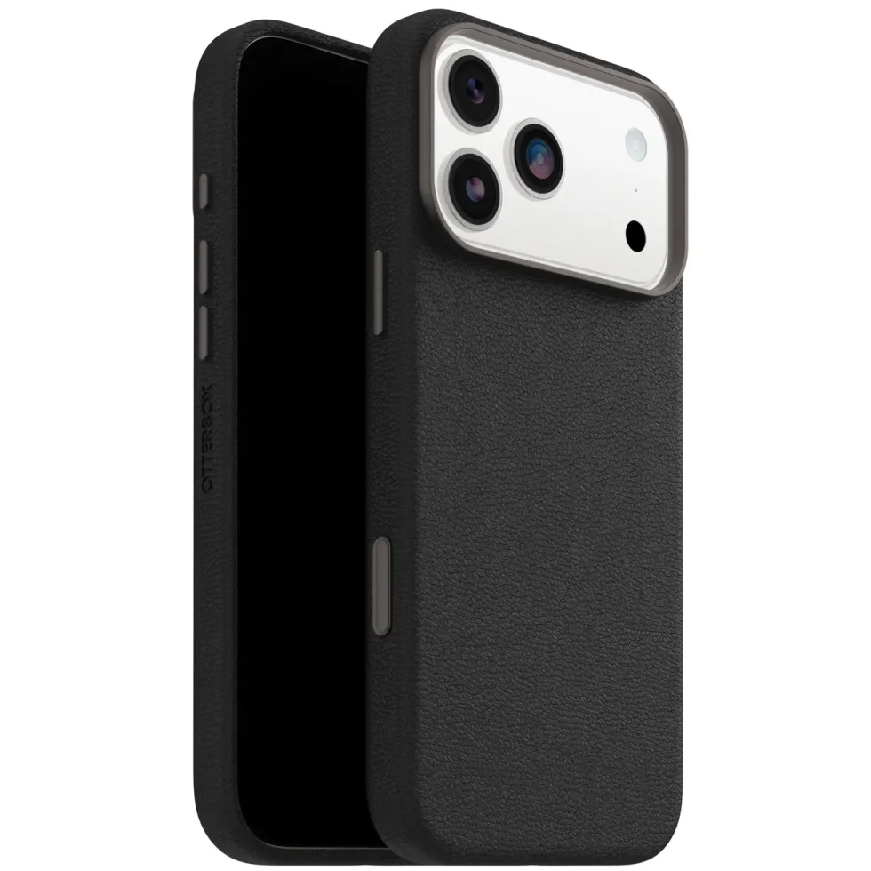 Otterbox Symmetry Cactus Leather Magsafe for iPhone 17 Pro Max Svart