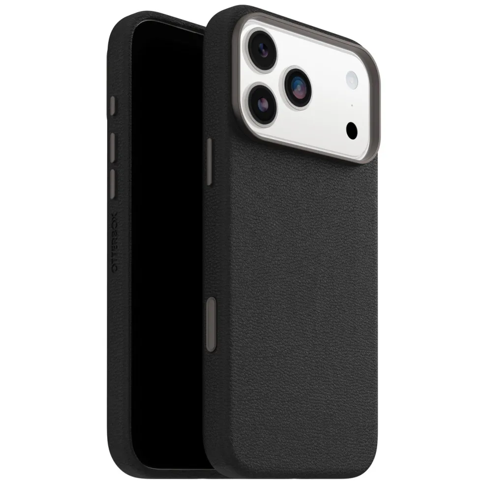 Otterbox Symmetry Cactus Leather Magsafe for iPhone 17 Pro Max Svart